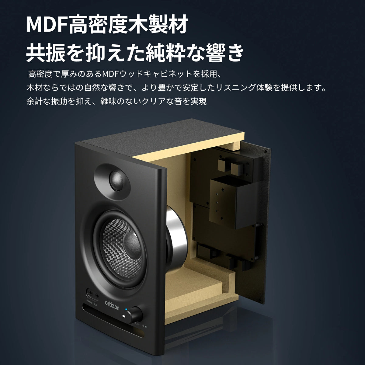 Ortizan C7 80W Bluetoothスピーカー｜ブラック／ホワイト