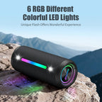 Ortizan 25W ポータブルBluetoothスピーカー｜IPX7防水・24時間再生・LEDライト（商品画像6）