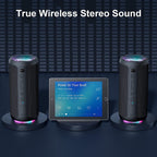 Ortizan 24W ポータブルBluetoothスピーカー｜LEDライト・IPX7防水・30時間再生（商品画像3）