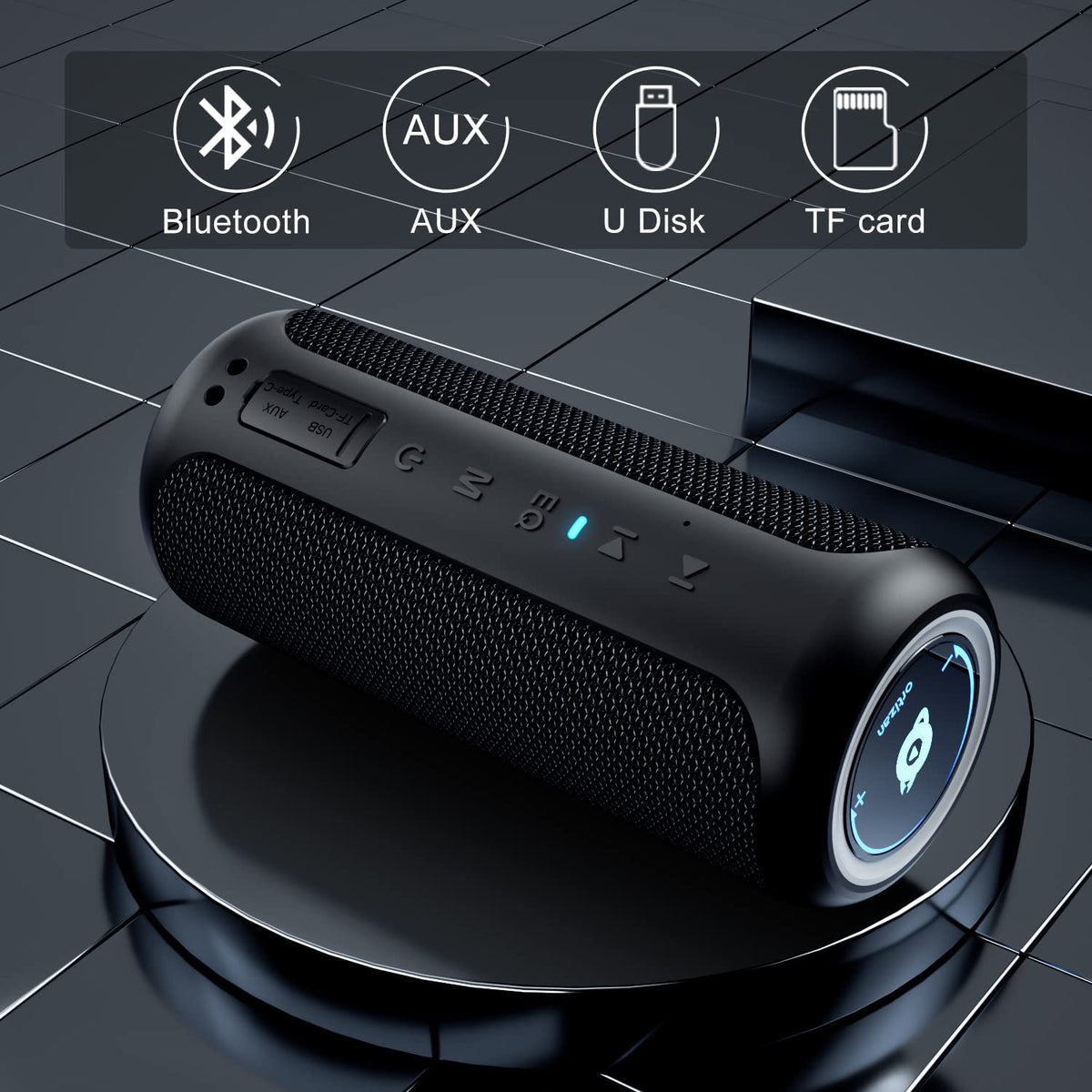 Ortizan 40W ポータブルBluetoothスピーカー｜IPX7防水・15時間再生（商品画像6）