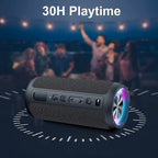 Ortizan 24W ポータブルBluetoothスピーカー｜LEDライト・IPX7防水・30時間再生（商品画像6）