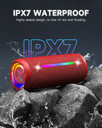 Ortizan 25W ポータブルBluetoothスピーカー｜IPX7防水・24時間再生・LEDライト（商品画像2）