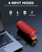 Ortizan 25W ポータブルBluetoothスピーカー｜IPX7防水・24時間再生・LEDライト（商品画像7）