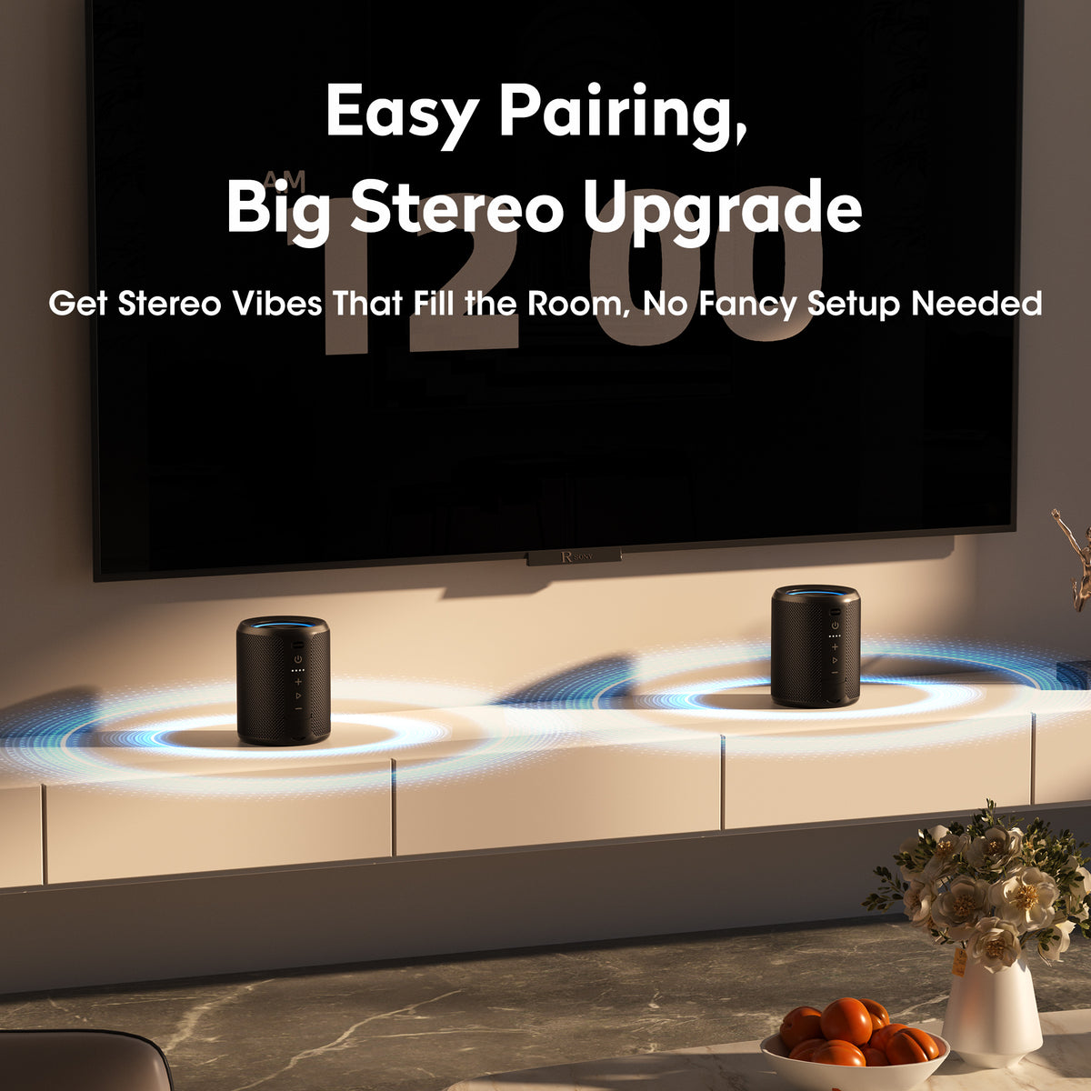 Ortizan 20W コンパクトBluetoothスピーカー｜IPX7防水・15時間再生・RGBライト（商品画像4）