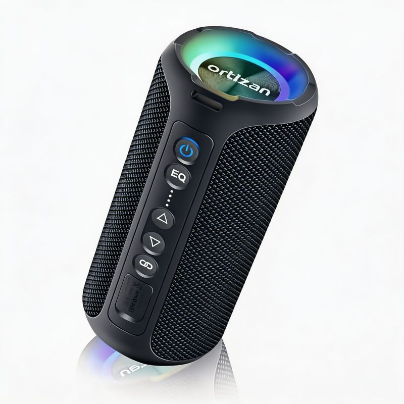 Ortizan X8 Pro Bluetooth スピーカー 【40W大出力 / 6600mAh大容量】 お風呂スピーカー ステレオ 重低音 大音量 IPX7防水 30時間再生 Bluetooth5.3 ぶるーとゅーす ブルートゥース TWS対応 ポータブル iPhone/Android/PC対応 キャンプ・釣り・サイクリング・水泳用 誕生日プレゼントやギフトに最適